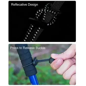 10 шт., веревка с пряжкой-держателем, 7,0 г, регулируемая пряжка из АБС-пластика