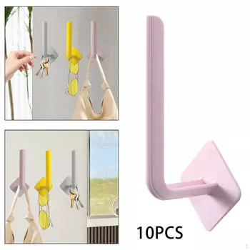 10 шт. вешалка для бейсболок и шляп, подвесной органайзер для комнаты, спальни, прихожей, розовый розовый