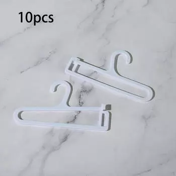 10 шт. вешалки для кукольной одежды, аксессуары для гардероба для украшения