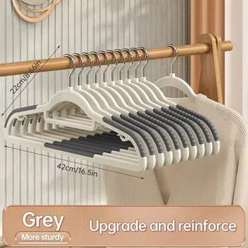 10 шт. вешалки для одежды бытовые нескользящие вешалки для общежития спальня специальное хранение вешалки для одежды без следов