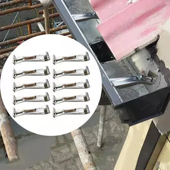 10 шт., вешалки для желобов, зажимы, аксессуары, запасные части для фиксации провисающих водосточных желобов 5inch