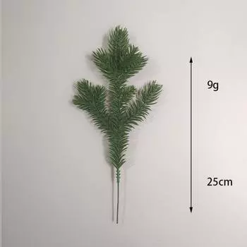 10 шт. ветки сосновых иголок, искусственные листья кипариса, рождественские украшения для елки, искусственные растения