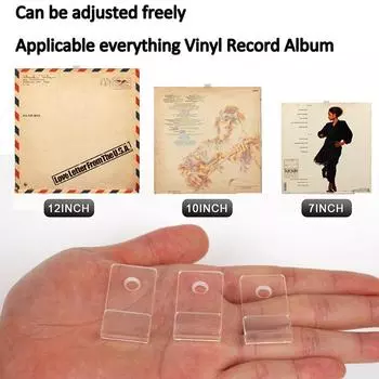 10 шт. виниловых пластинок дисплей полка настенное крепление минималистский акриловый виниловый держатель настенная пластинка настенная подставка для альбомов компакт-дисков 1