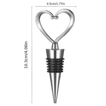 10 шт. винных пробок в форме сердца, пробки для бутылок, сохраняющие свежесть напитков - многоразовые винные пробки для дома и кухни