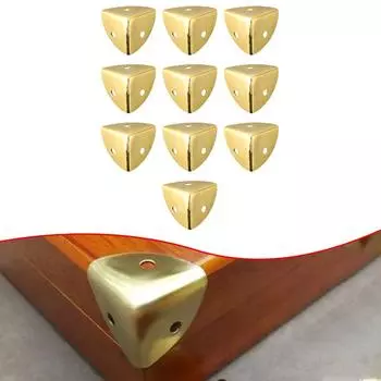 10 шт. винтажная защитная коробка для защиты углов антикварного стола бронзовый