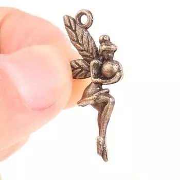 10 шт. винтажные подвески-феи-ангелы, подвески для изготовления ювелирных изделий, подвески-ангелы-эльфы as the picture