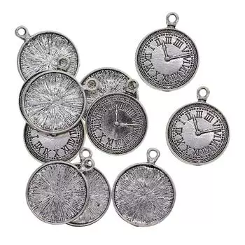 10 шт., винтажные пустые подвески с ободом, заготовки для ювелирных изделий, 25 мм 34x27mm