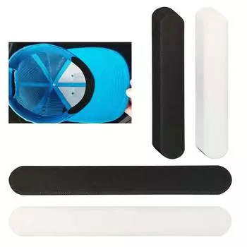 10 шт., вкладыши для шляп для гольфа, подушечки для пота, отличное поглощение пота, самоклеящиеся для шапок, козырьки, воротники рубашк... чёрный