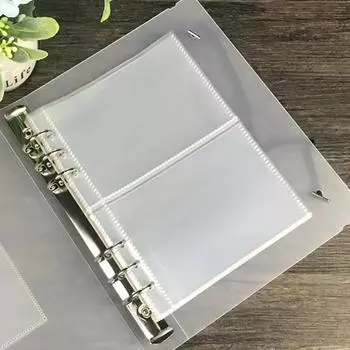 10 шт. внутренние сменные конверты для фотоальбома 1P 2P 4P прозрачные конверты для фотоальбома A5 органайзер для хранения фотокарточек свободные листы