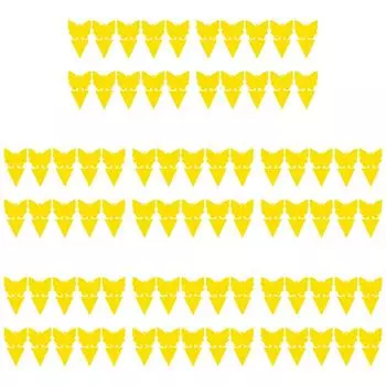 10 шт. водонепроницаемые ловушки для мух, липкая доска для насекомых, убийца насекомых (бабочка)