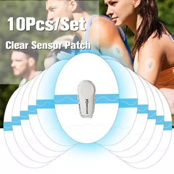 10 шт. водонепроницаемый патч датчик вспомогательный патч подходит для наклеек Dexcom G6 прозрачный