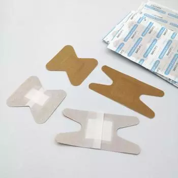 10 шт., водостойкая дышащая подушка, клейкий пластырь, наклейка для гемостаза на рану, повязка для первой помощи, туристическое снаряжение 45*51mm