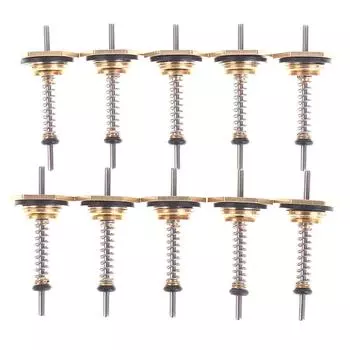 10 шт., водяной клапан для газового котла, наперсток, длина 12 мм, длина 41 мм, клапан водонагревателя