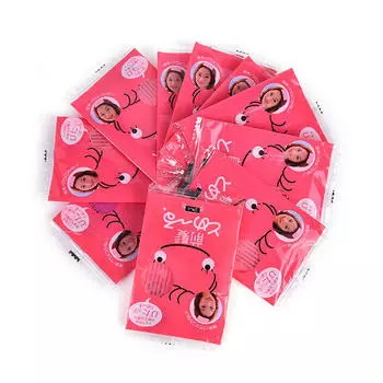 10 шт., волшебная лента с орнаментом, бахрома для волос, нашивка для челки, держатель для передней челки чёрный