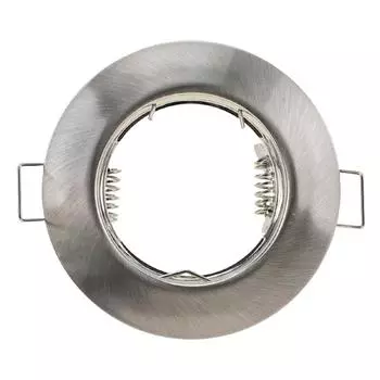 10 шт. встраиваемая светодиодная точечная рамка сатиновый никель белый черный хром фитинг подходит для GU10/MR16 лампы светильника чёрный