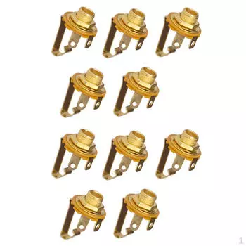 10 шт. выходной разъем для гитары, аксессуар для бас-медиатора