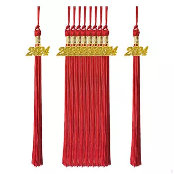 10 шт. выпускная кепка с кисточкой для выпускников DIY Craft Grad Hats аксессуар для украшения вечеринки красный