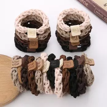 10 шт., высокоэластичная, прочная повязка на голову, кольцо для волос, модный головной убор для девочки, милая резинка, аксессуары для волос 05