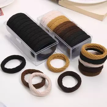 10 шт., высокоэластичная, прочная повязка на голову, кольцо для волос, модный головной убор для девочки, милая резинка, аксессуары для волос разноцветный