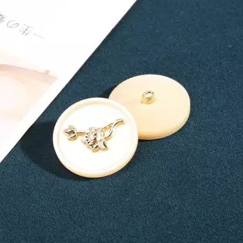 10 шт. высококачественных пуговиц для костюмов, универсальных пуговиц для мужской и женской одежды, курток, пальто, круглые верхние пуговицы для свитеров, аксессуары 4 #beige * 28L = 18.0 MM * round