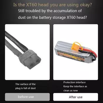 10 шт. Xt60 клемма штекера изолированные защитные крышки чехол для Lipo батареи жёлтый