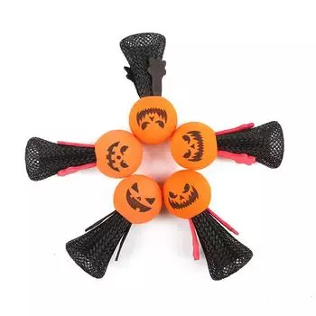10 шт. забавная игрушка для собак на Хэллоуин, милая игрушка для кошек, питомец, прыгающий эльф, аксессуары для кошек, тыквенная голова, пружинная кукла для человека, игрушка для котенка, щенок, подарок