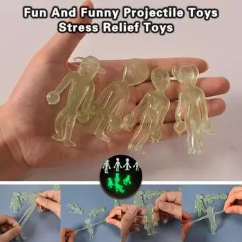10 шт. забавных игрушек-снарядов, быстро восстанавливающихся, мягких, упругих, свободно растягивающихся, привлекательных развлечений