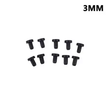 10 шт., заглушки для отверстий из твердой резины, 3–12 мм, термостойкие уплотнительные заглушки для отверстий 3mm