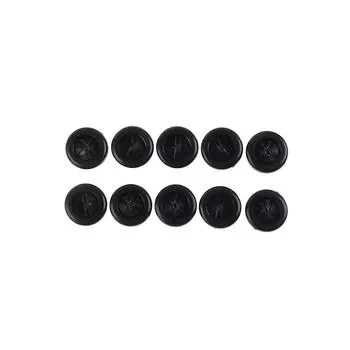 10 шт. заглушки глухие резиновые втулки заглушка для проводов прокладка двухсторонняя 20mm