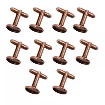 10 шт. Заготовки для запонок подходят для запонок (1/2 дюйма) 12 мм, безель для запонок с кабошонами 12mm