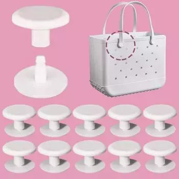 10 шт., заклепки для пляжной сумки, простая установка, стабильное крепление, замена пластикового пакета, заклепки, запасные заклепки, товары для дома 10 pcs