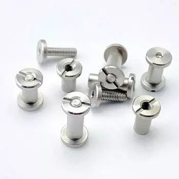 10 шт. Заклепки-шпиндели из нержавеющей стали, крепежные винты для рукояти тактического ножа, винты для рукояти уличного ножа, фиксирующие пряжки, аксессуары A белый