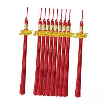 10 шт. Заключительные кисточки Подарочные украшения Аксессуары для вечеринок с годами очарования Red