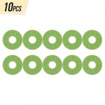 10 шт., замки для гитарных ремней, блоки, противоскользящий резиновый материал, детали гитары, аксессуары для акустики/ зелёный