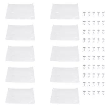 10 шт., защитная лента для мебели от царапин для кошек, прозрачная лента из ПВХ для защиты мебели от царапин для кошек, для дивана 30x40cm / 11.8x15.7in