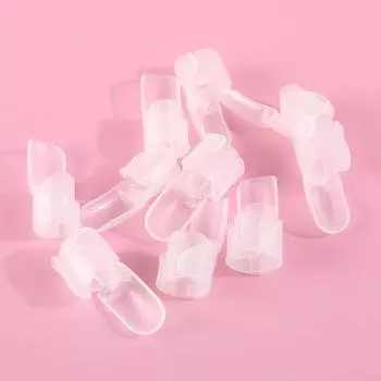 10 шт. Защитные колпачки для лака для ногтей, колпачки для маникюрных инструментов, пластиковые колпачки для пальцев