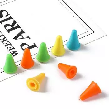 10 шт. Защитные колпачки для спиц, колпачки для кончиков спиц для начинающих, защитные колпачки/ограничители для кончиков спиц