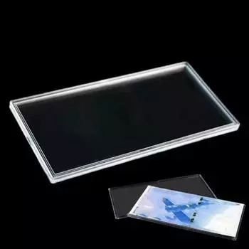 10 шт. Защитный памятный футляр для банкнот Пластиковые коробки для хранения монет для дома 10Pcs