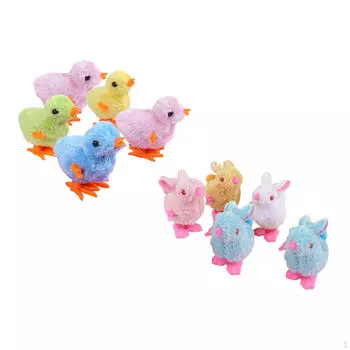 10 шт. заводных игрушек, мягкие игрушки, декоративные новинки, пасхальные яйца, корзина, сумка, наполнитель для праздничных принадлежностей