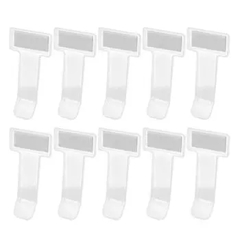 10 шт. зажим для карточек, твердый зажим для сдачи купюр, парковочного талона, экономящий место, прозрачный зажим