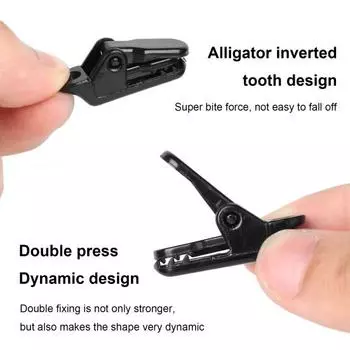 10 шт., зажим для кемпинга «крокодил», портативный дизайн с перевернутыми зубами, зажим для навеса для кемпинга, крепежный зажим для ветрозащитной веревки, ветрозащитный зажим для крепления тента для палатки для прозрачный
