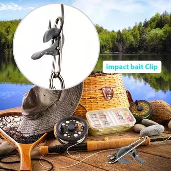 10 шт. зажим для приманки из нержавеющей стали, рыболовный крючок, аксессуары для разъединения