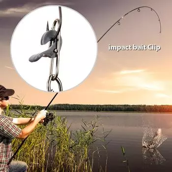 10 шт. зажим для приманки из нержавеющей стали, рыболовный крючок, аксессуары для разъединения