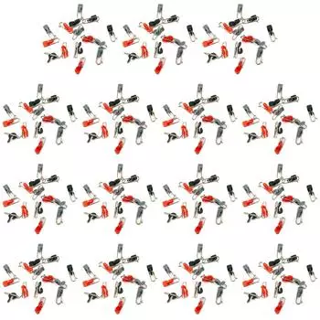 10 шт. зажим для приманки из нержавеющей стали, рыболовный крючок, аксессуары для разъединения