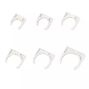 10 шт. зажим для садовой ирригационной трубы, адаптер для полива аквариума, держатель для водопроводной трубы, фиксированные защелкивающиеся фитинги 16/20/25/32/40/50 мм 16mm