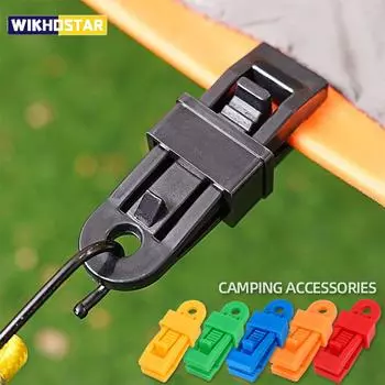 10 шт. зажимов для брезента, зажимы для брезента, зажимы для брезента с большим пальцем, зажимы для брезента с прочным фиксатором, пластиковые зажимы для палаток, полимерная смола