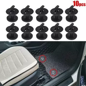 10 шт. зажимов для коврика для пола автомобиля с шайбами для BMW E32 E34 E36 E46 3 серии E38 E39 5 7 серии сменные крепежи 82119410191