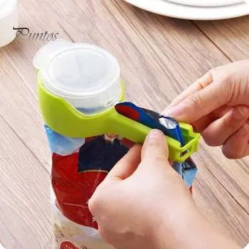 10 шт. зажимов для пакетов с носиком для выливания, зажимы для закусок, многоразовые зажимы для пакетов, 5-дюймовый зажим для запечатывания, для организации и хранения продуктов питания чёрный