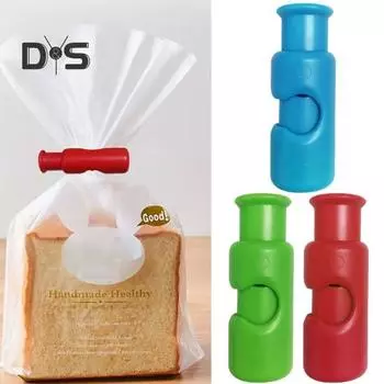 10 шт. зажимов для пакетов с закусками, пищевые зажимы для пакетов, зажим для запечатывания хлеба, запайщик пакетов для чипсов, закусок, чипсов, фруктов, овощей красный