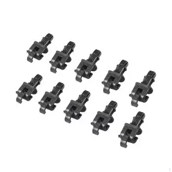 10 шт., зажимы для солнцезащитного козырька для раздвижной двери, легко установить, 83715-shj-a21ZA, прямая замена автомобиля